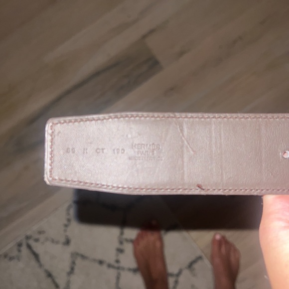 Hermes Box belt black. Pre-owned. - Picture 2 of 2